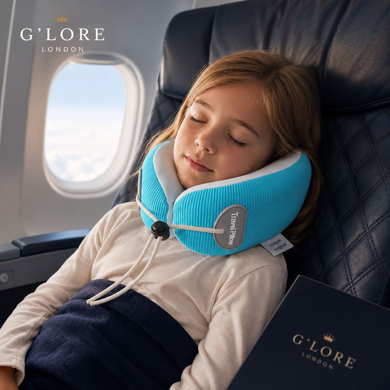 Cloud Comfort 360° Kids’ Memory Foam Travel Neck Pillow