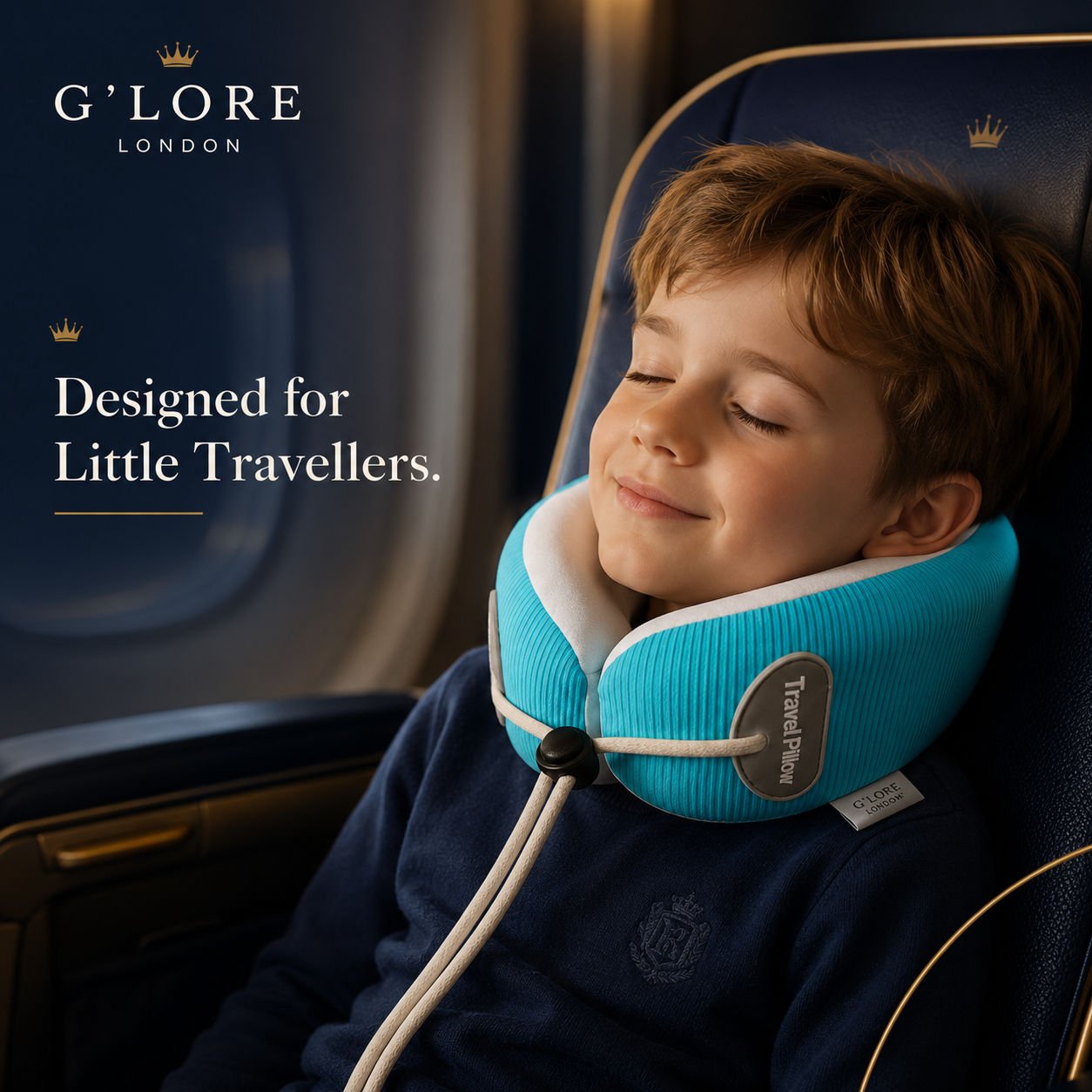 Cloud Comfort 360° Kids’ Memory Foam Travel Neck Pillow