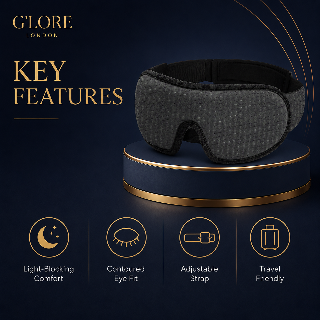 Deep Sleep 3D Blackout Eye Mask