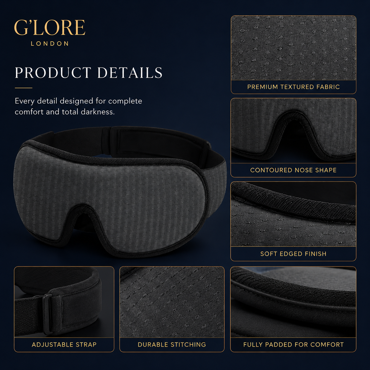 Deep Sleep 3D Blackout Eye Mask