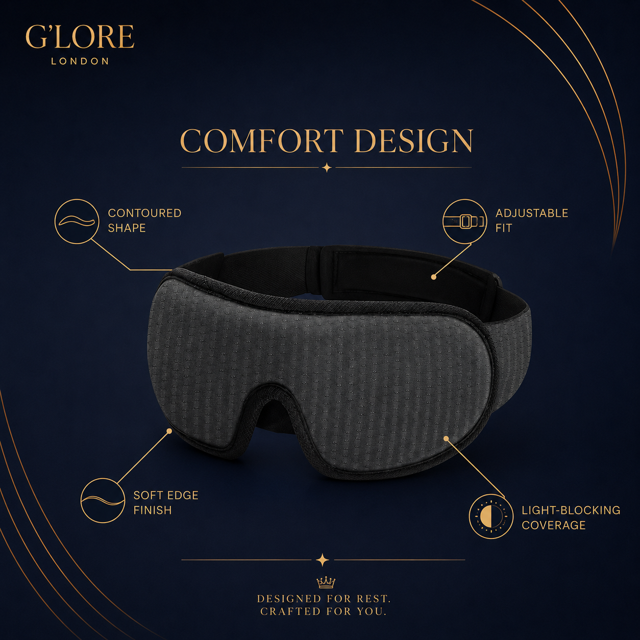 Deep Sleep 3D Blackout Eye Mask