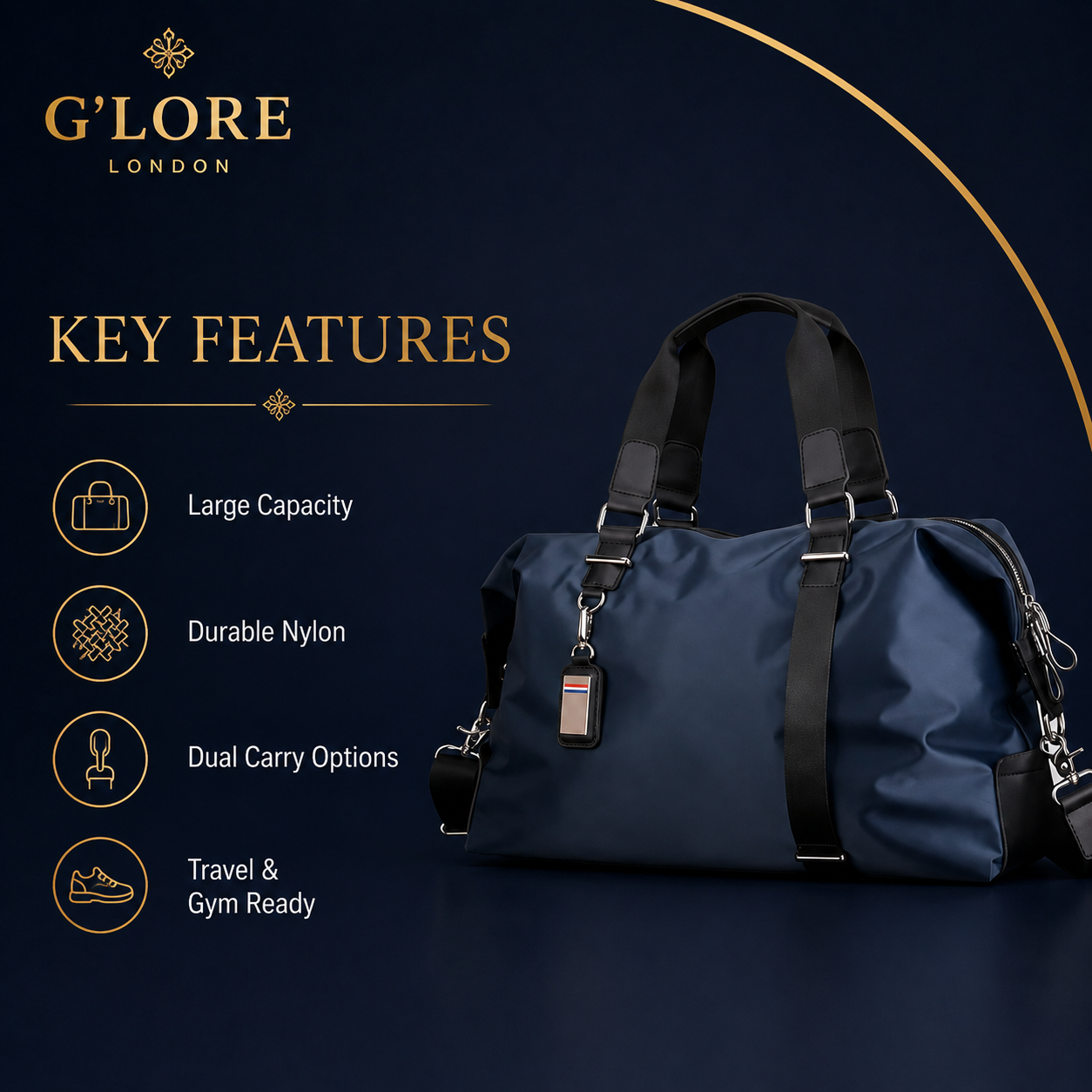 Everyday Carry Large Capacity Travel Holdall