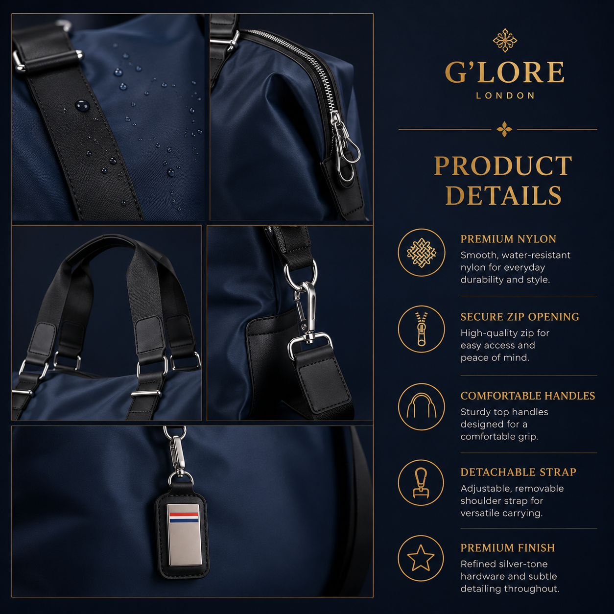 Everyday Carry Large Capacity Travel Holdall