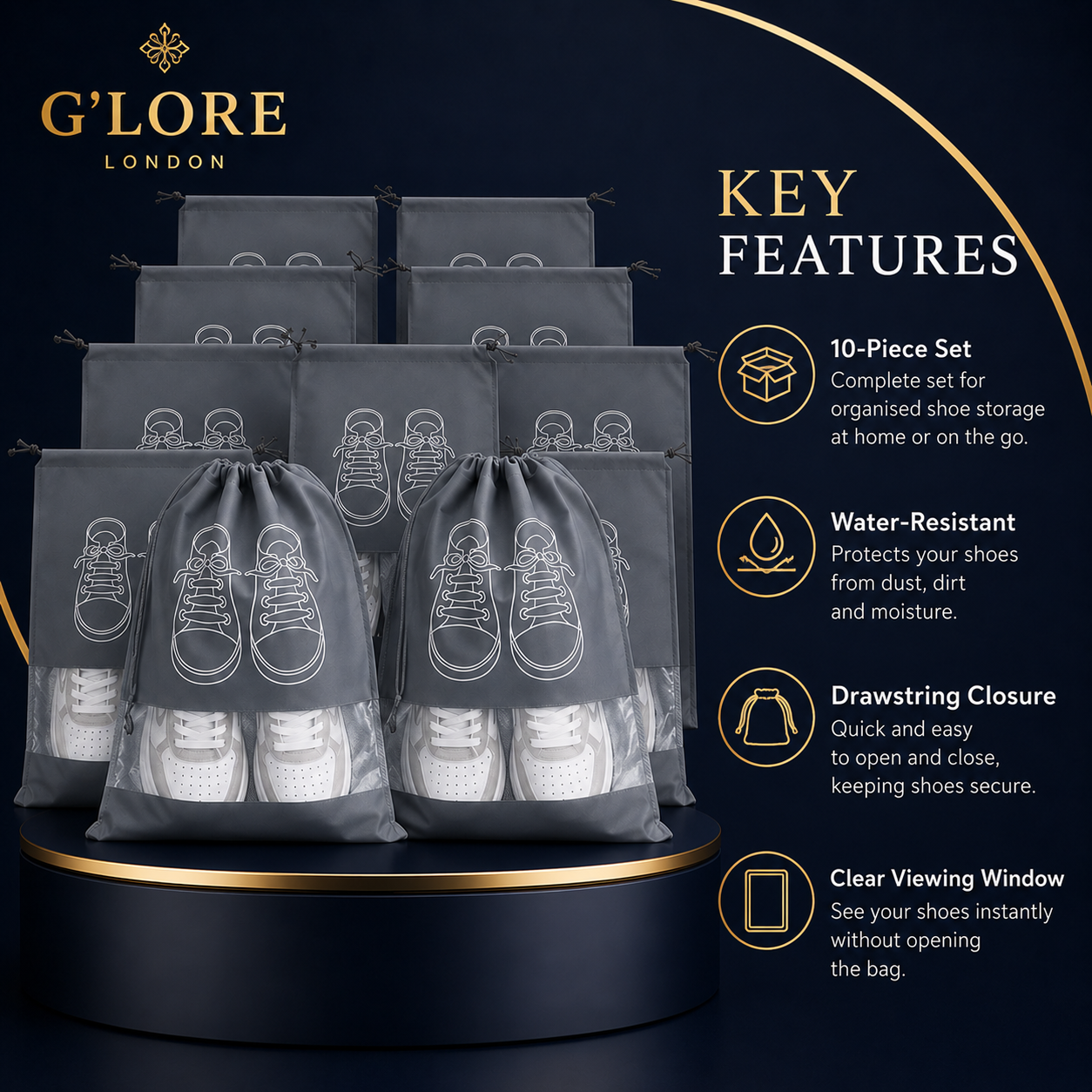 Waterproof Travel Shoe Storage Bags