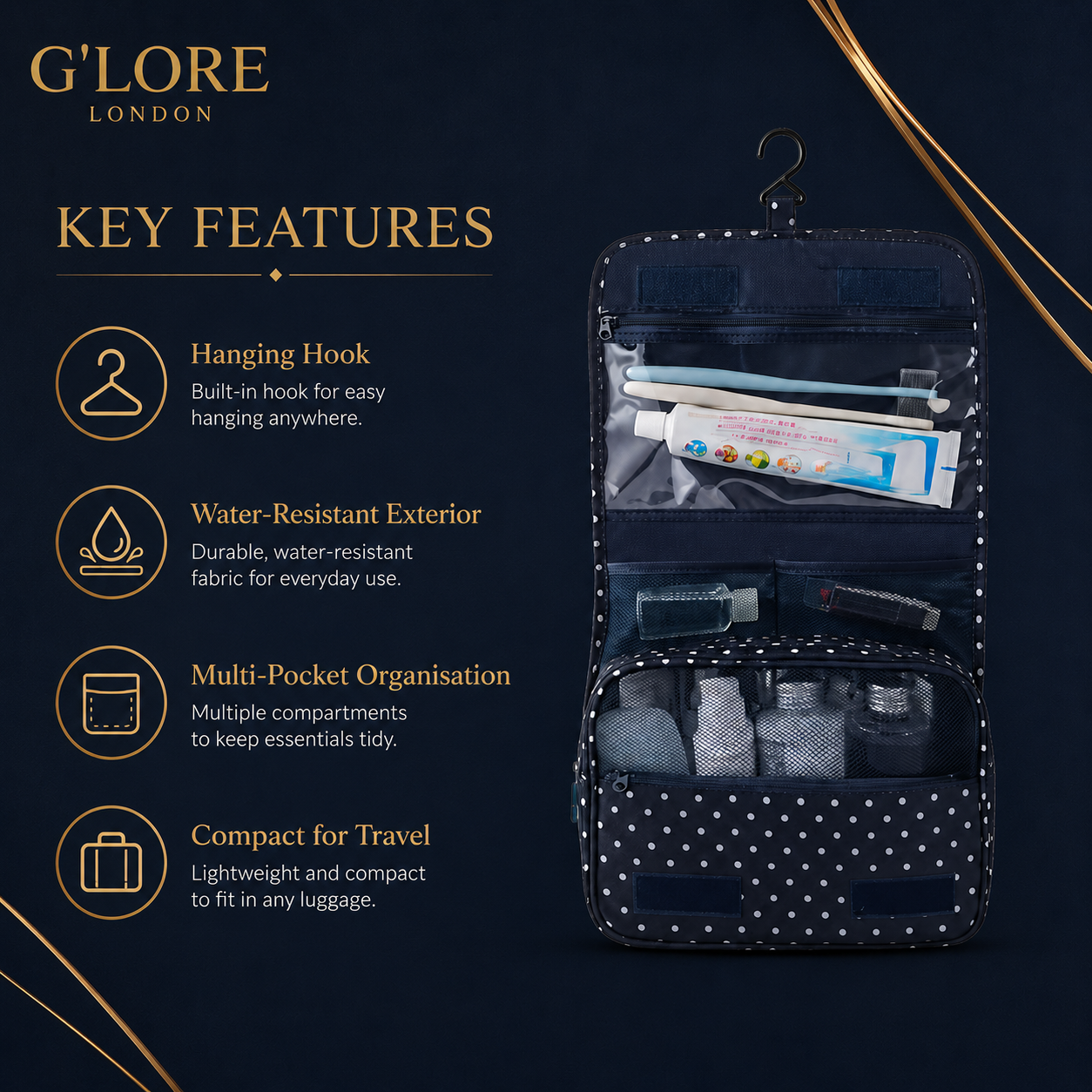 Hanging Travel Wash Bag
