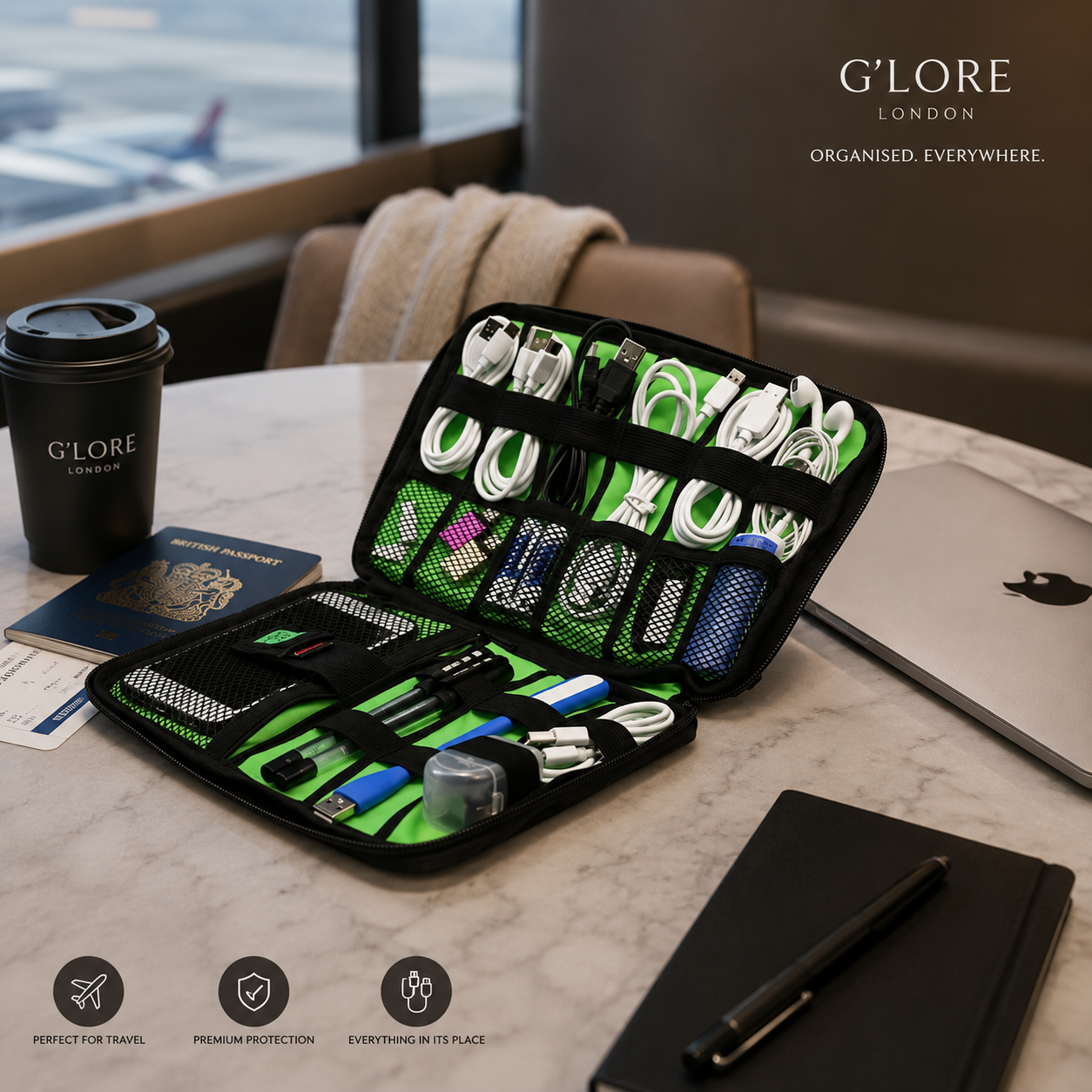 Tech Tidy Travel Cable Organiser