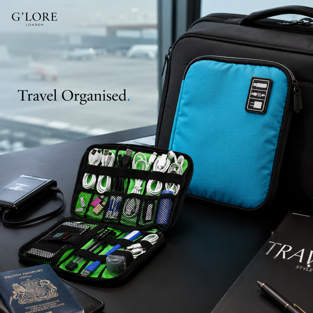 Tech Tidy Travel Cable Organiser