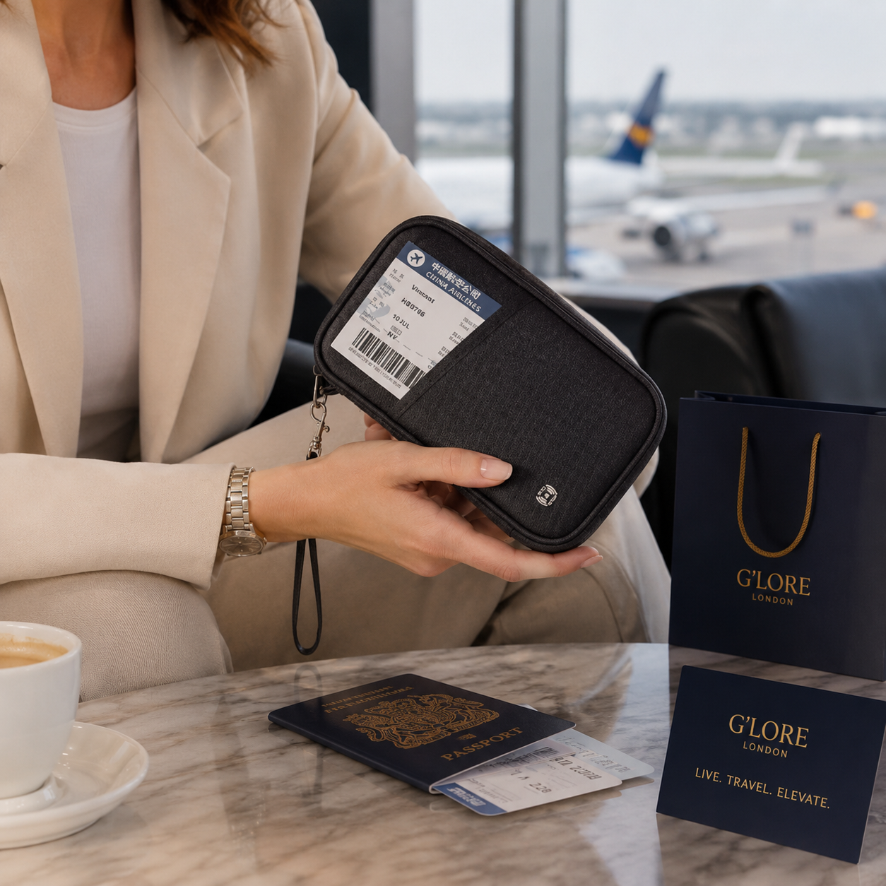 Family RFID Passport & Travel Document Organiser