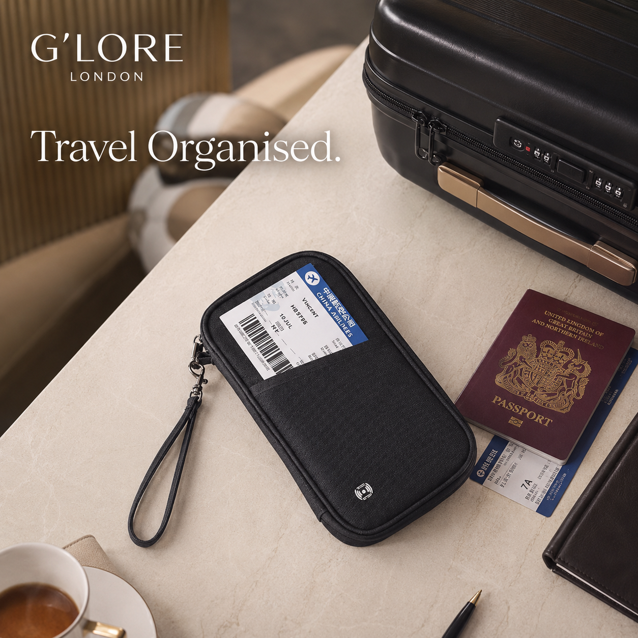Family RFID Passport & Travel Document Organiser