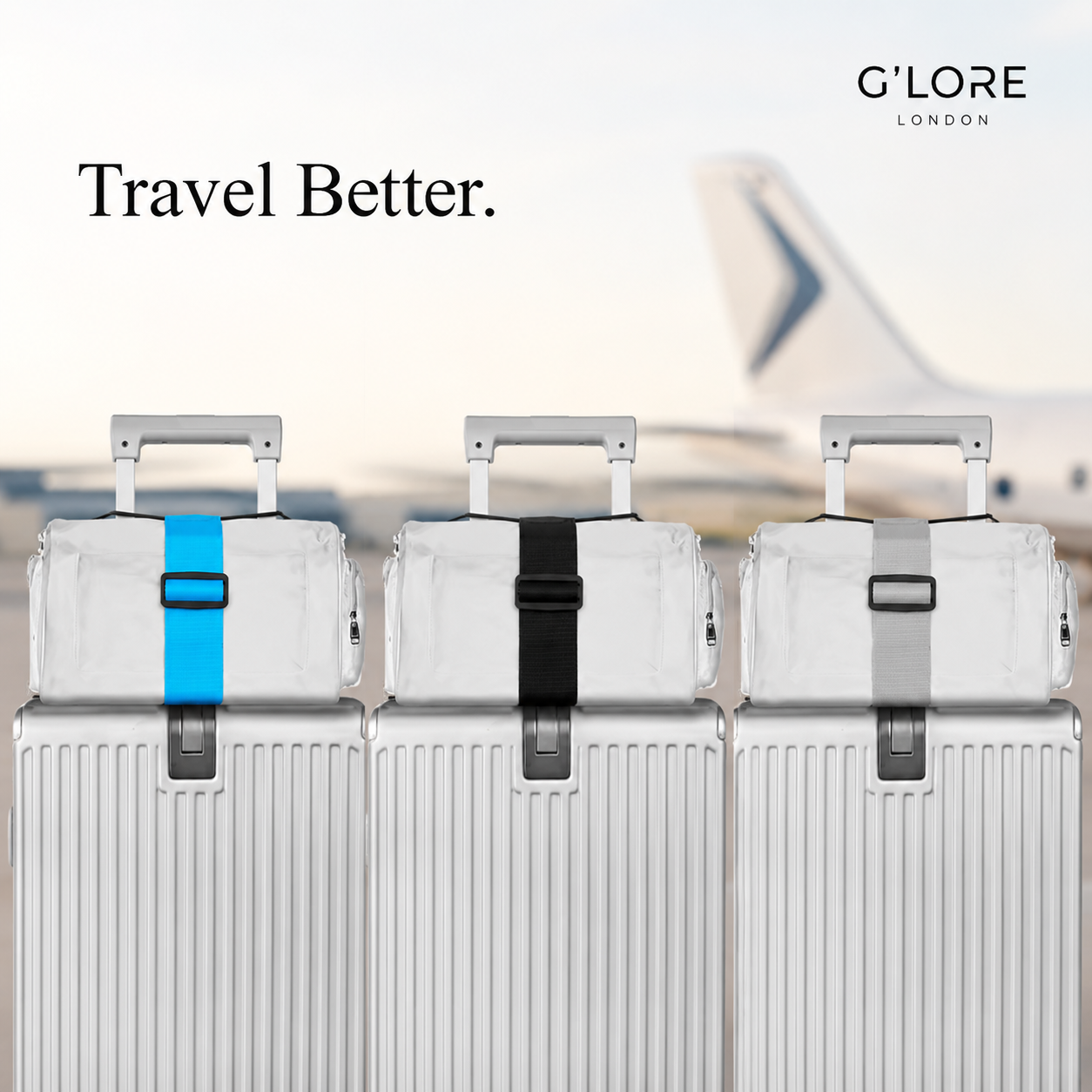 Adjustable Luggage Connector Strap