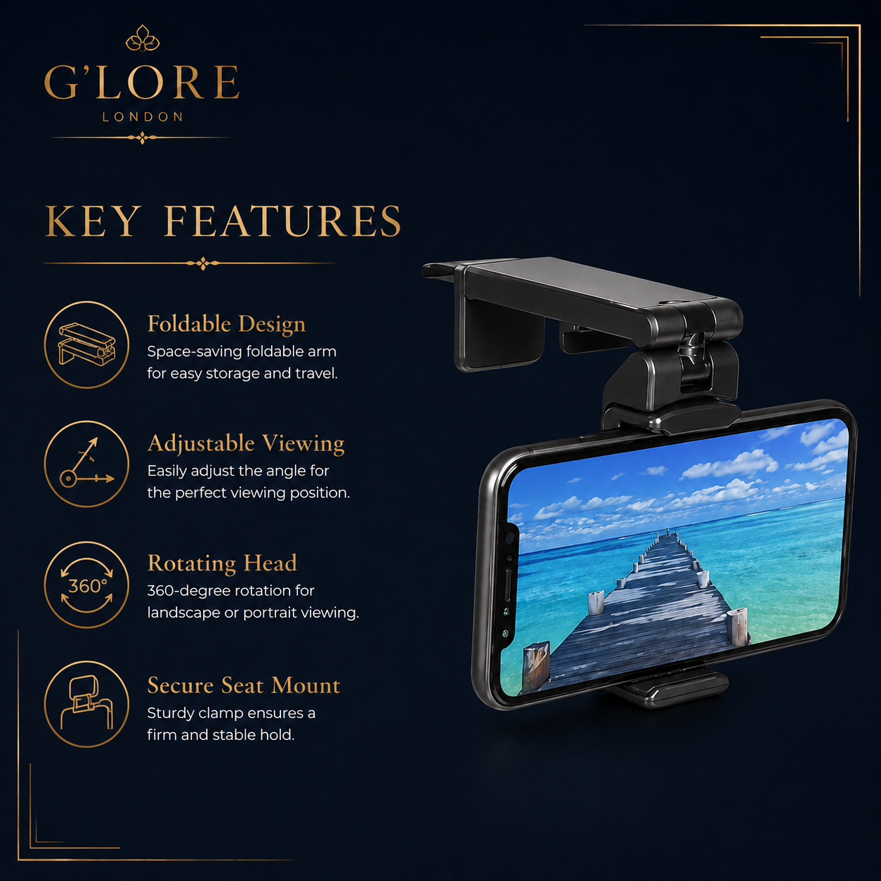 360° Travel Phone Holder