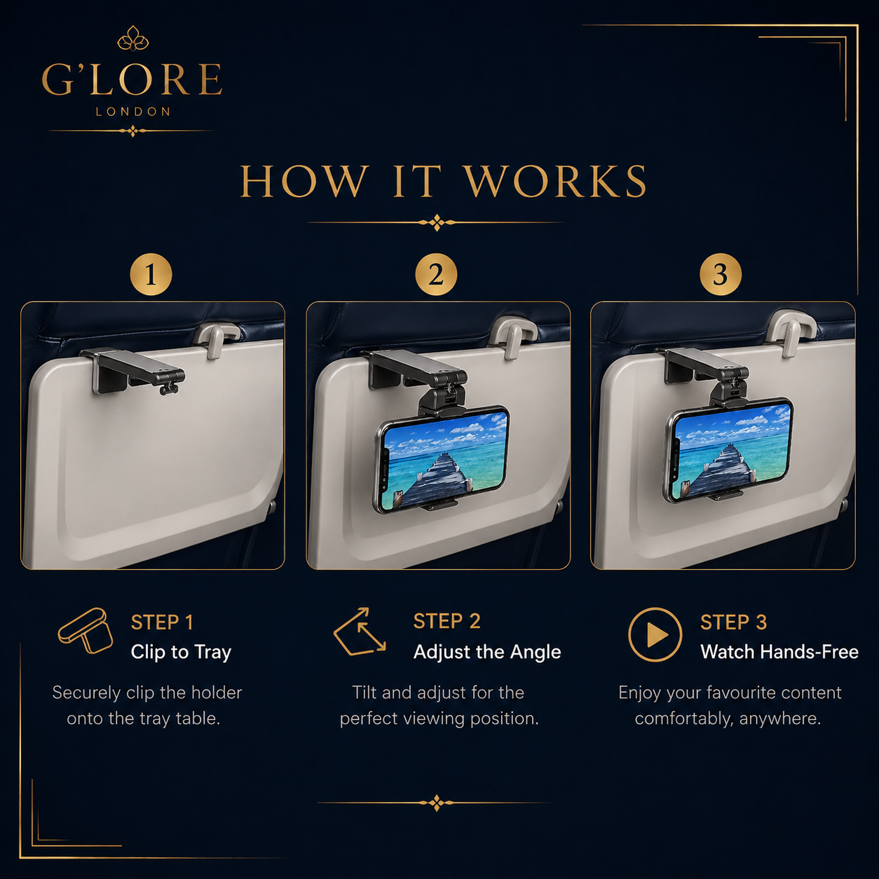 360° Travel Phone Holder