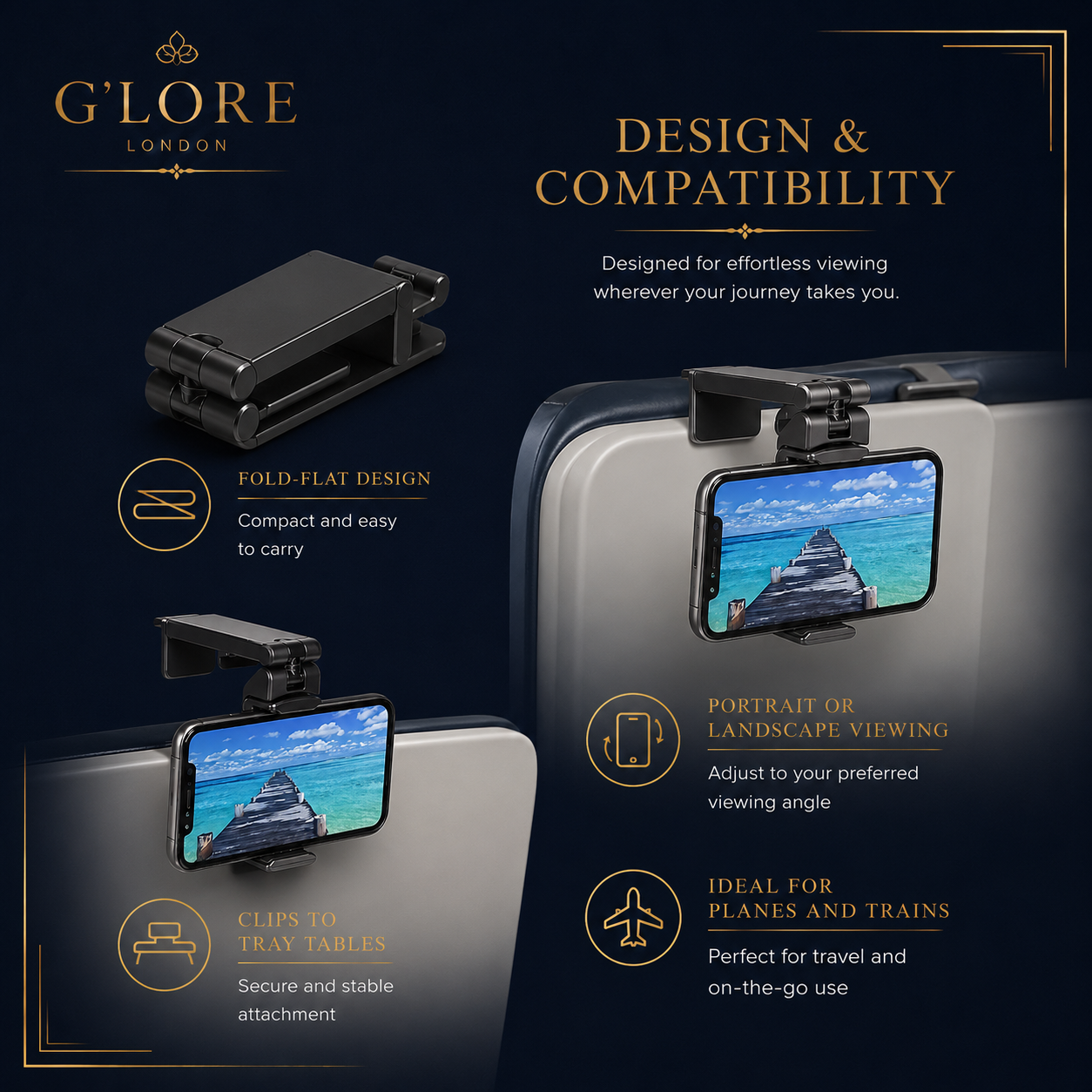 360° Travel Phone Holder