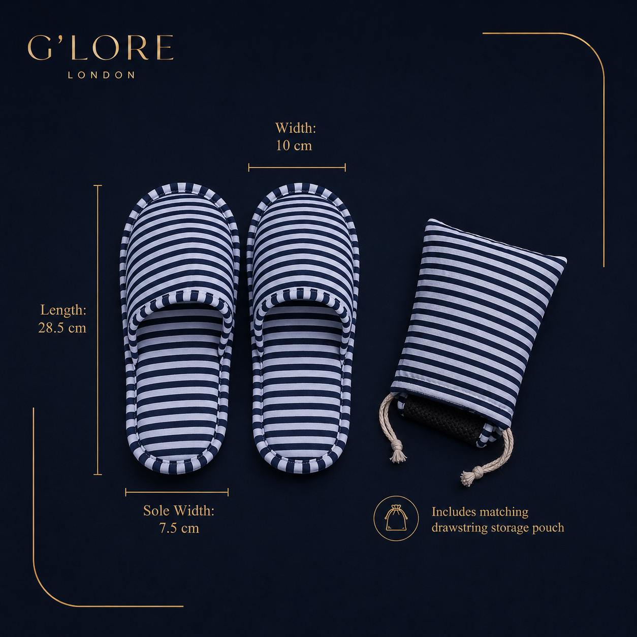 Foldable Travel Slippers