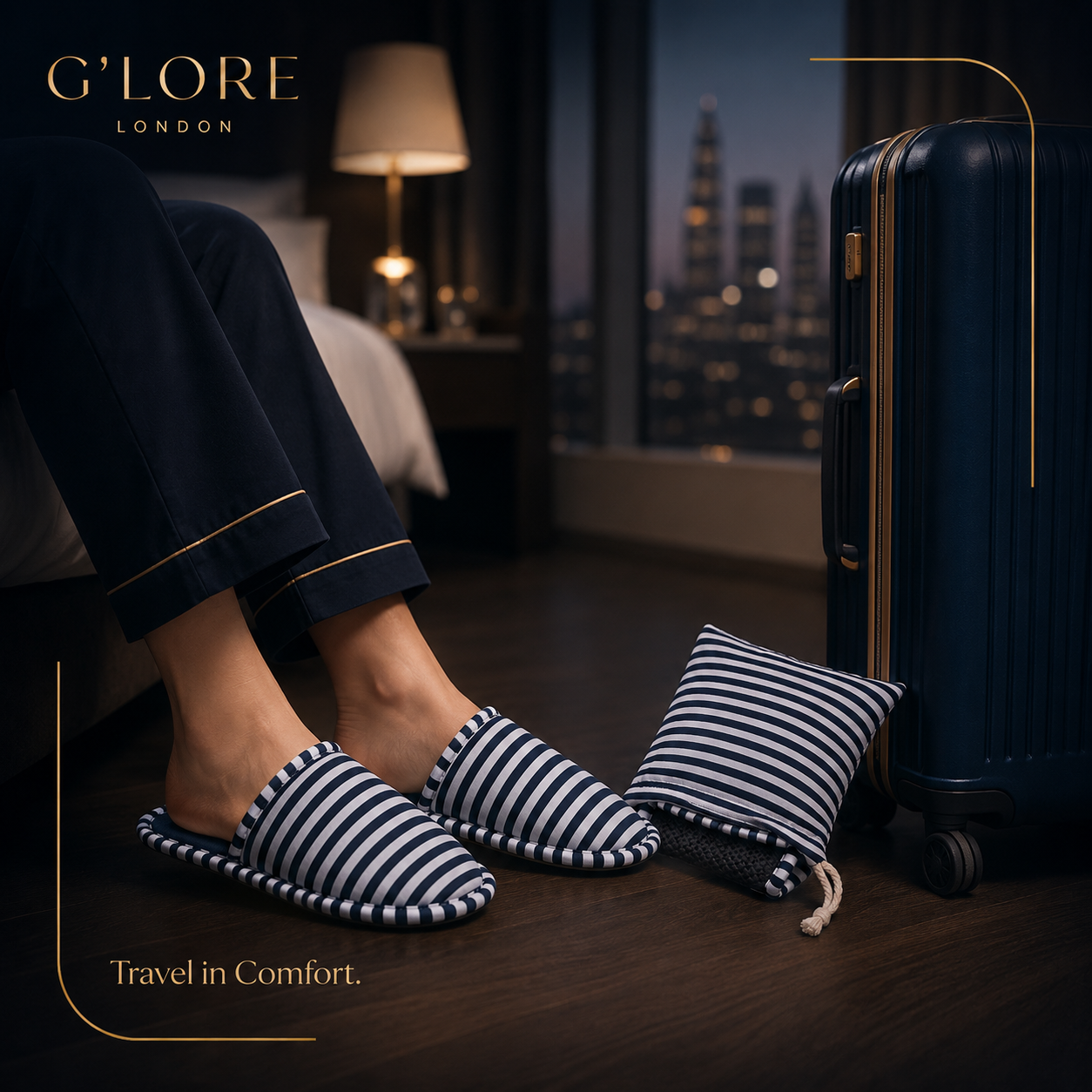 Foldable Travel Slippers
