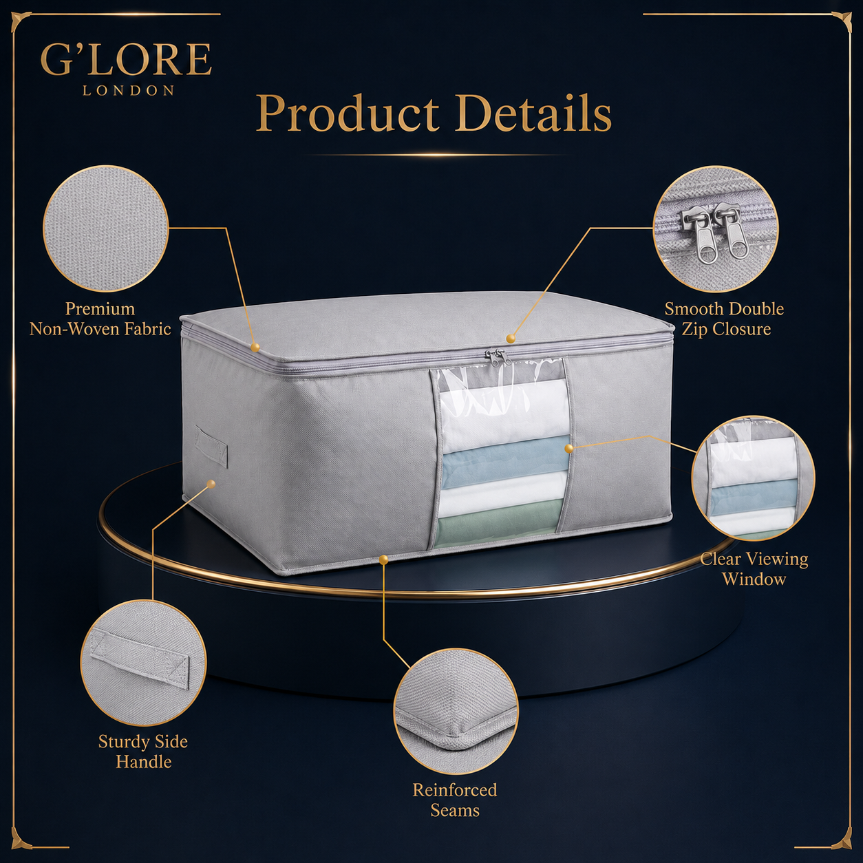 Extra-Large Foldable Clothes & Duvet Storage Bags