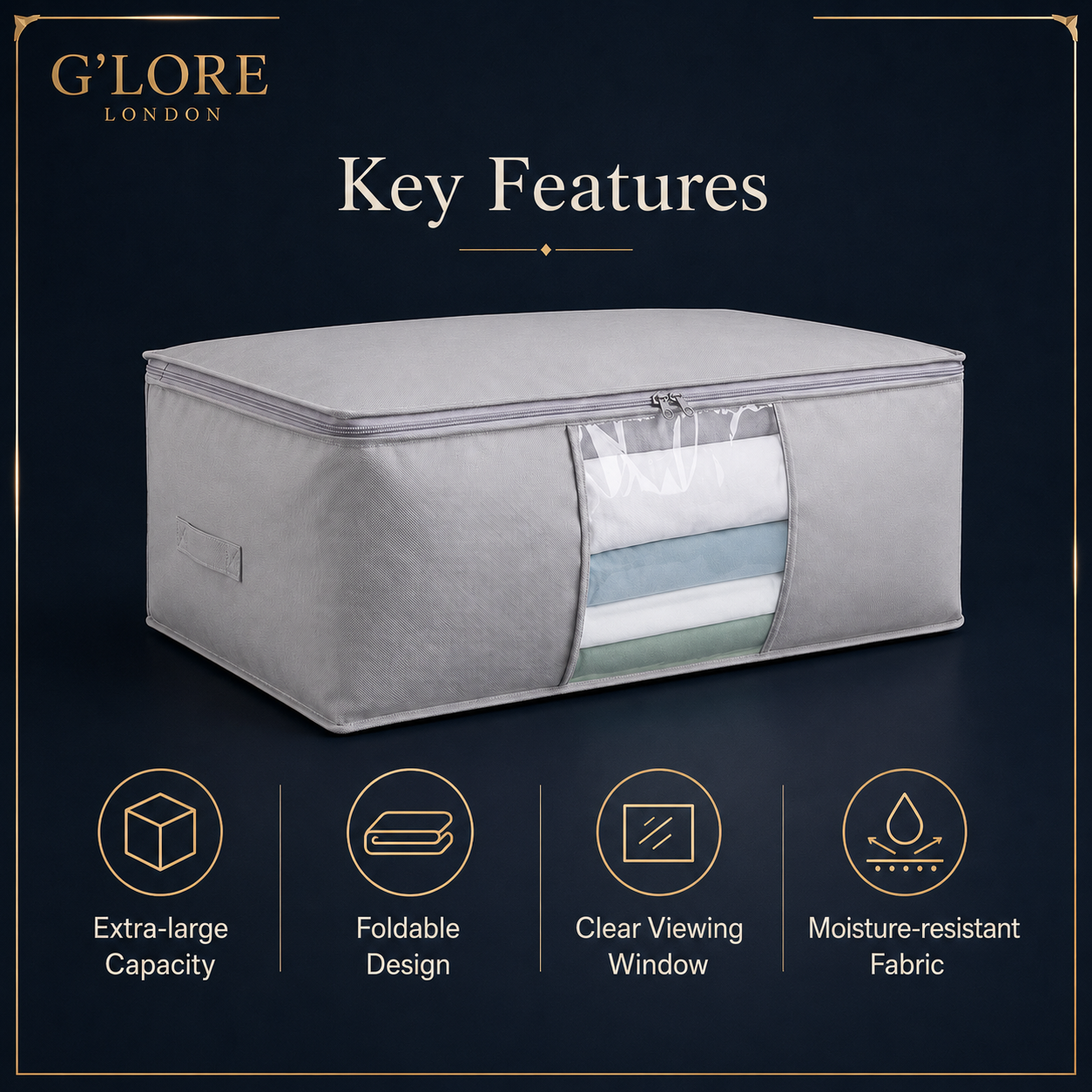 Extra-Large Foldable Clothes & Duvet Storage Bags