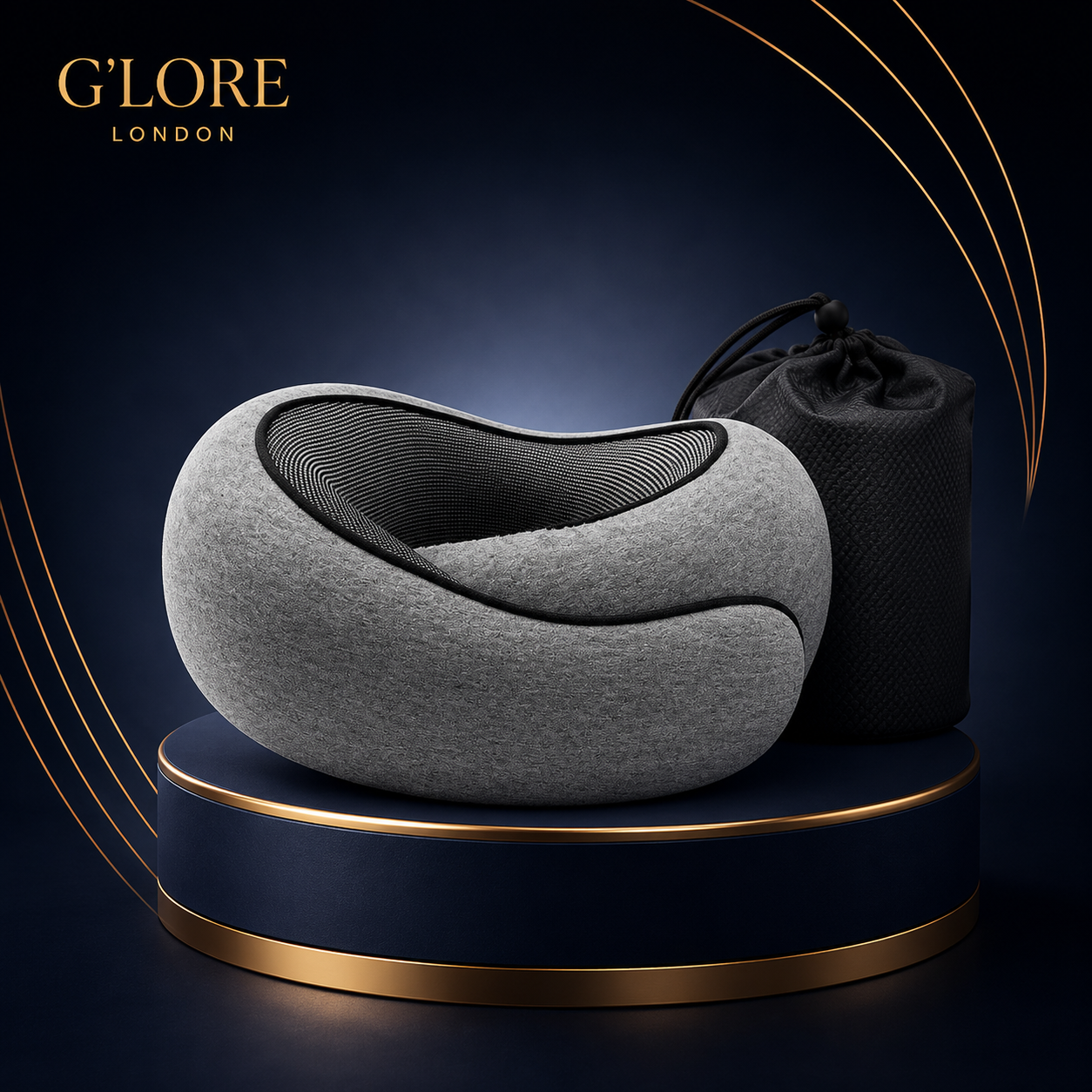 Cloud Comfort Memory Foam Travel Neck Pillow