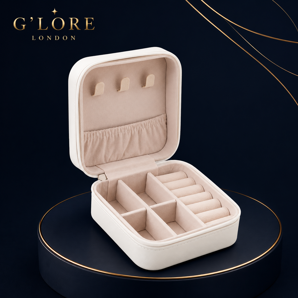 Compact Travel Jewellery Case