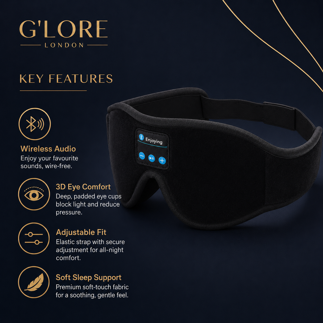 DreamSound Bluetooth Sleep Mask