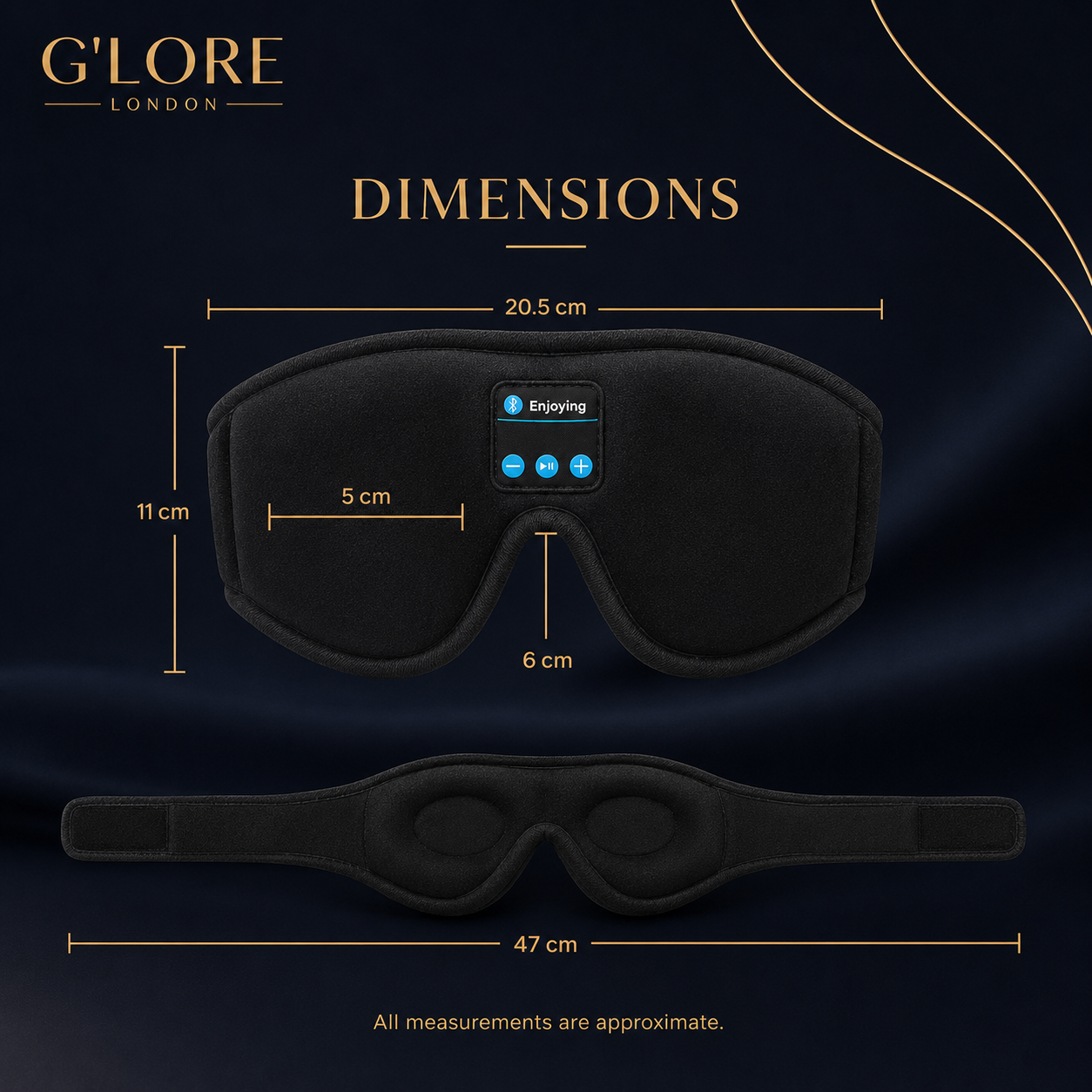 DreamSound Bluetooth Sleep Mask