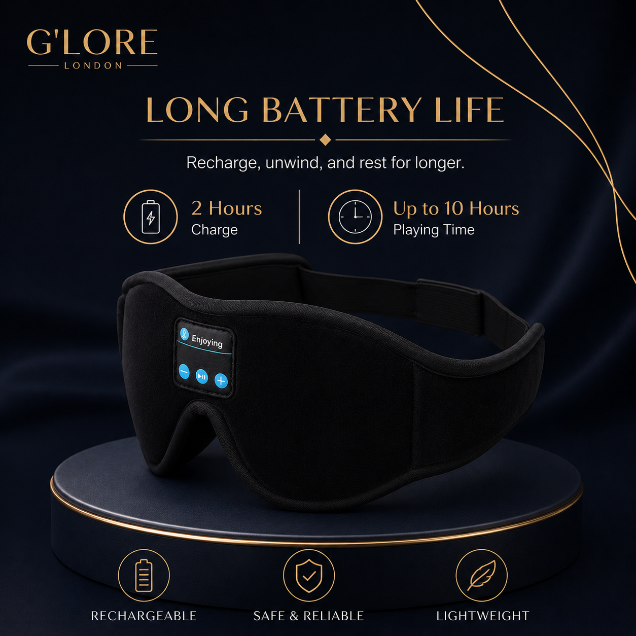 DreamSound Bluetooth Sleep Mask