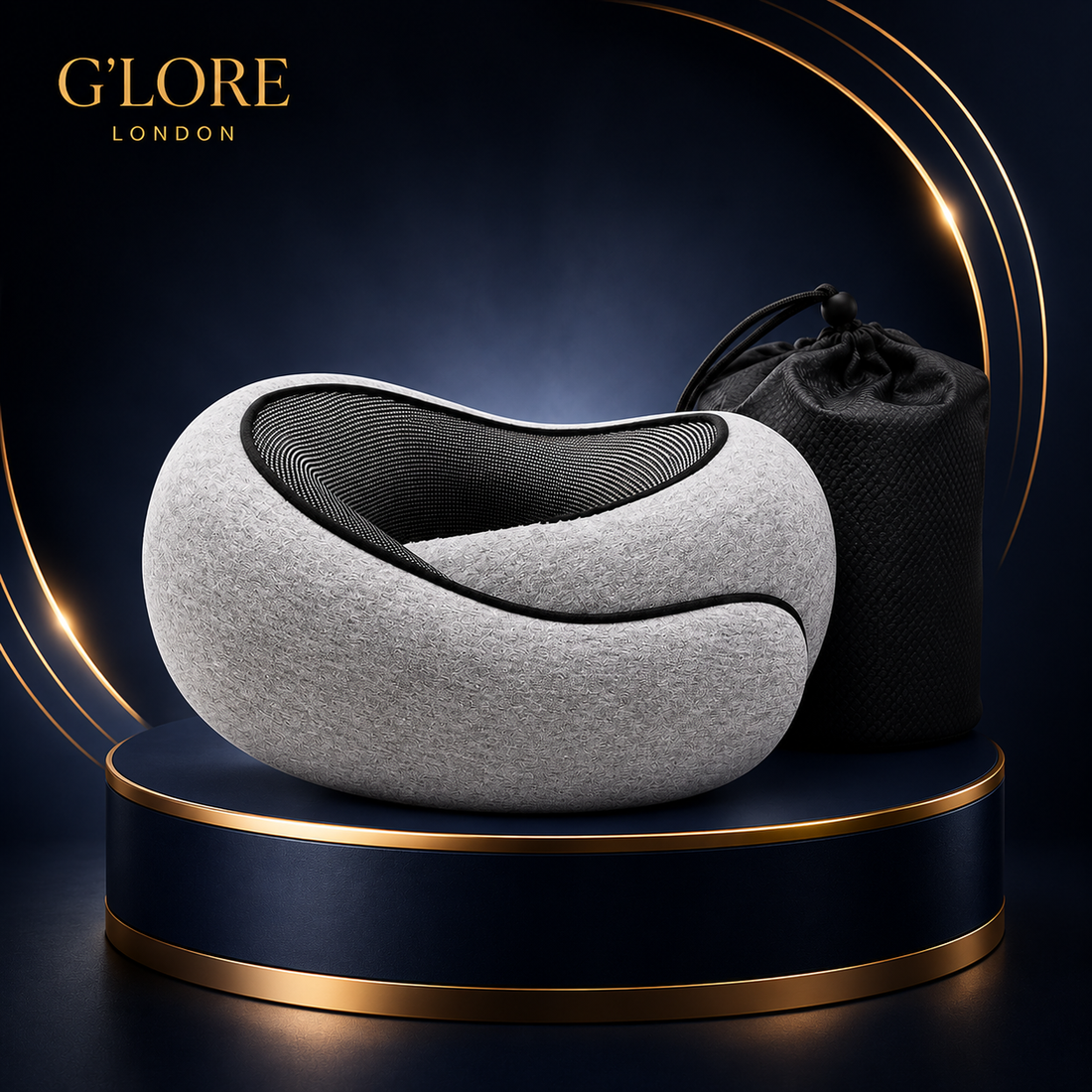 Cloud Comfort Memory Foam Travel Neck Pillow