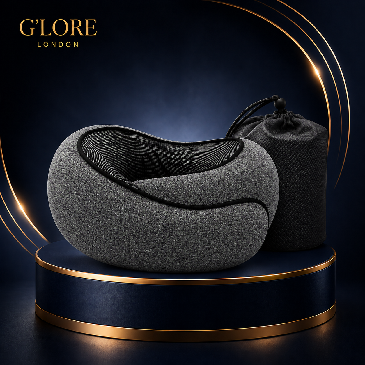 Cloud Comfort Memory Foam Travel Neck Pillow